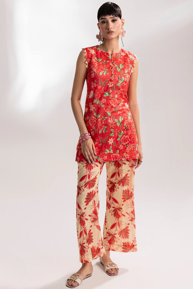 Coral Blossom 2-Piece Set