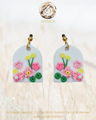 Blossom Arch Earrings – A Delicate Floral Statement