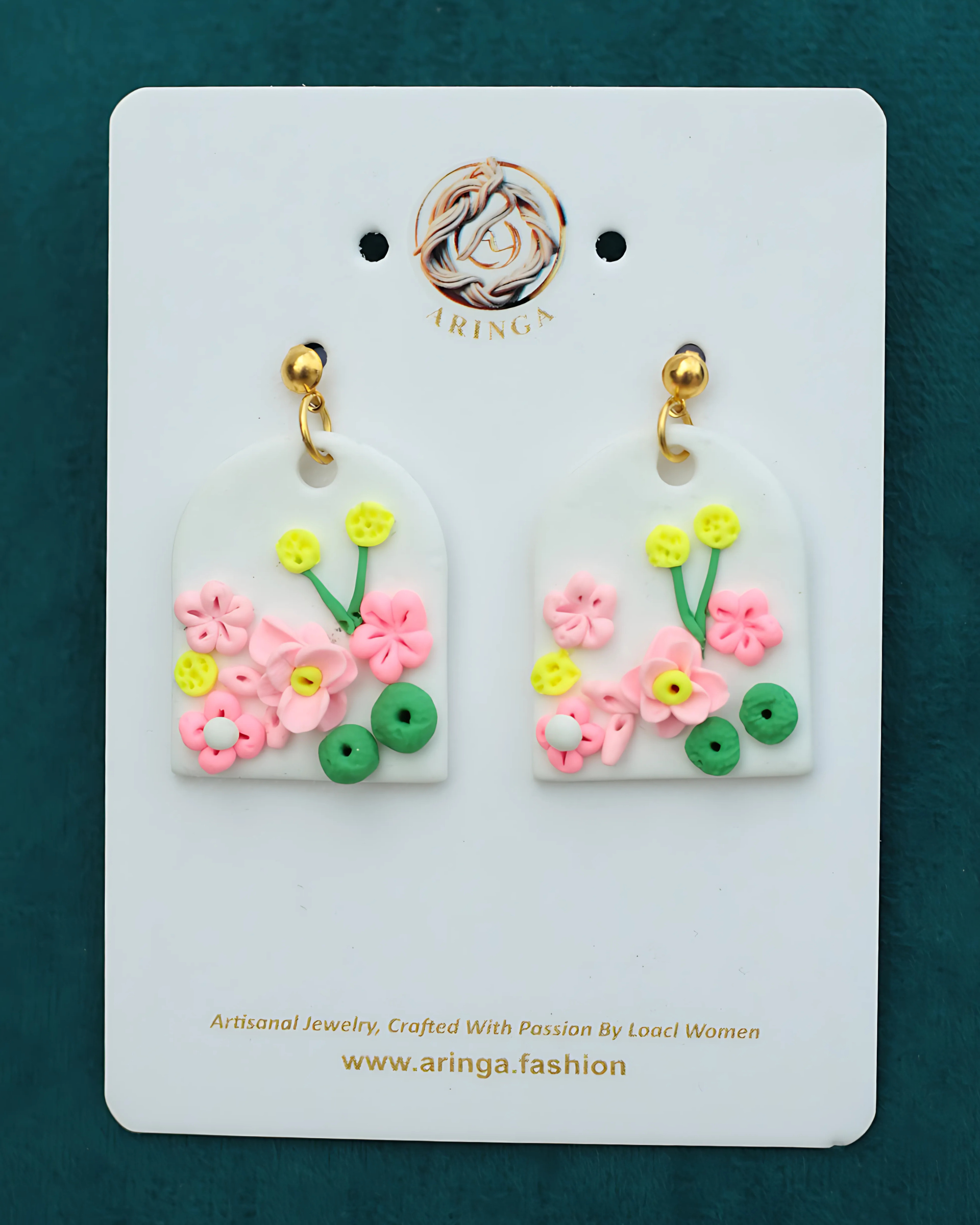 Blossom Arch Earrings – A Delicate Floral Statement