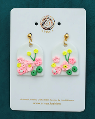 Blossom Arch Earrings – A Delicate Floral Statement